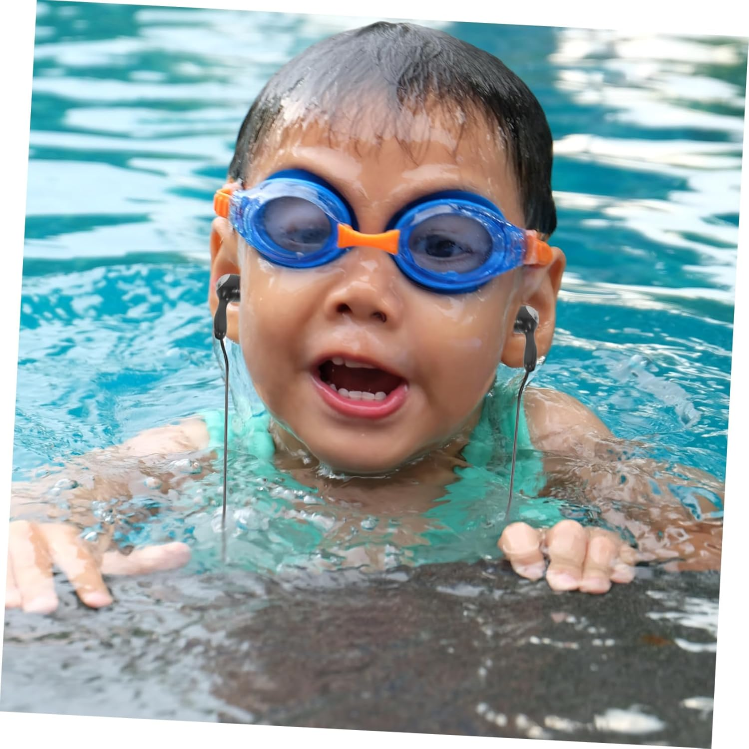 GARIOUANS Waterproof Mp3 Earphones for Swimming With-Ear Design and Ear Hook, 2Pcs Music Player Earphone for Diving, Shower, and Surfing image number 6