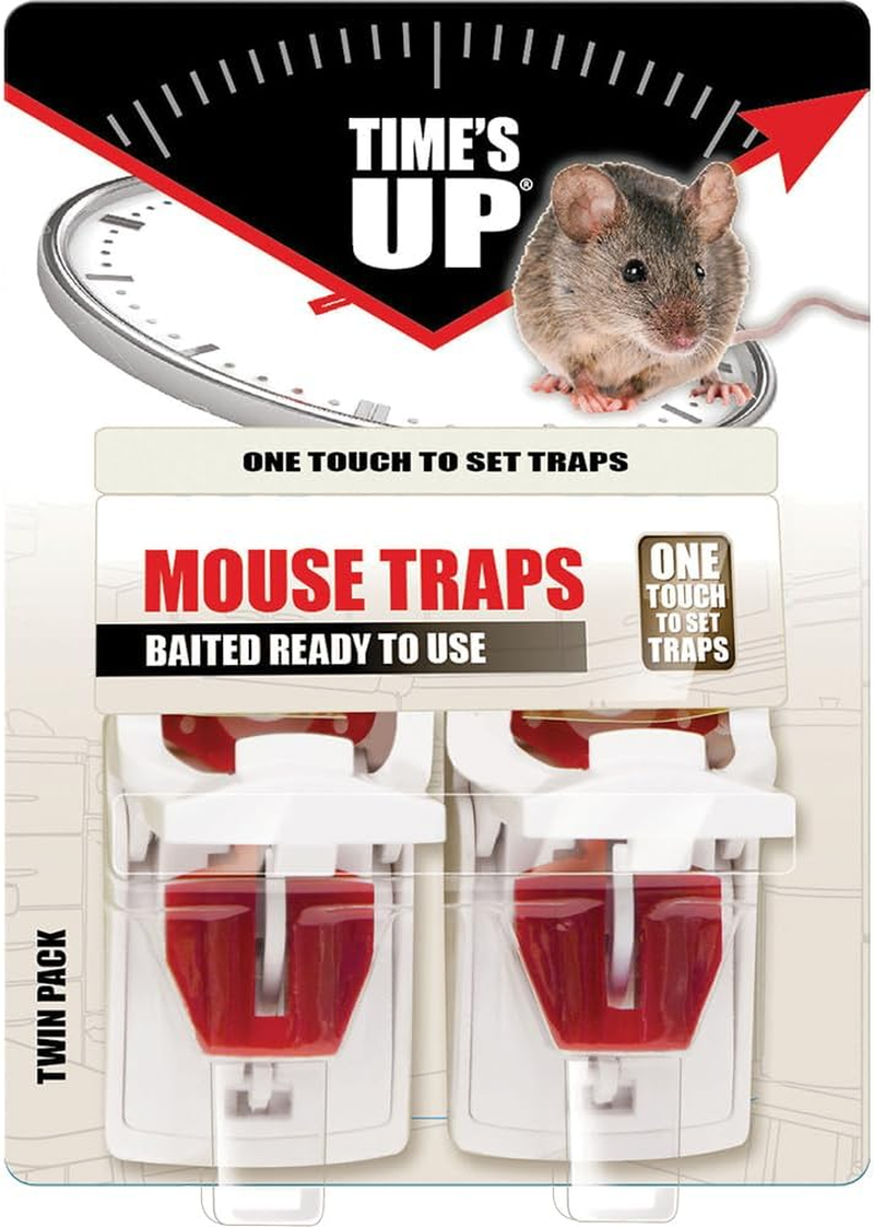 Heavy Duty Baited Mouse Trap (Pack of 2)