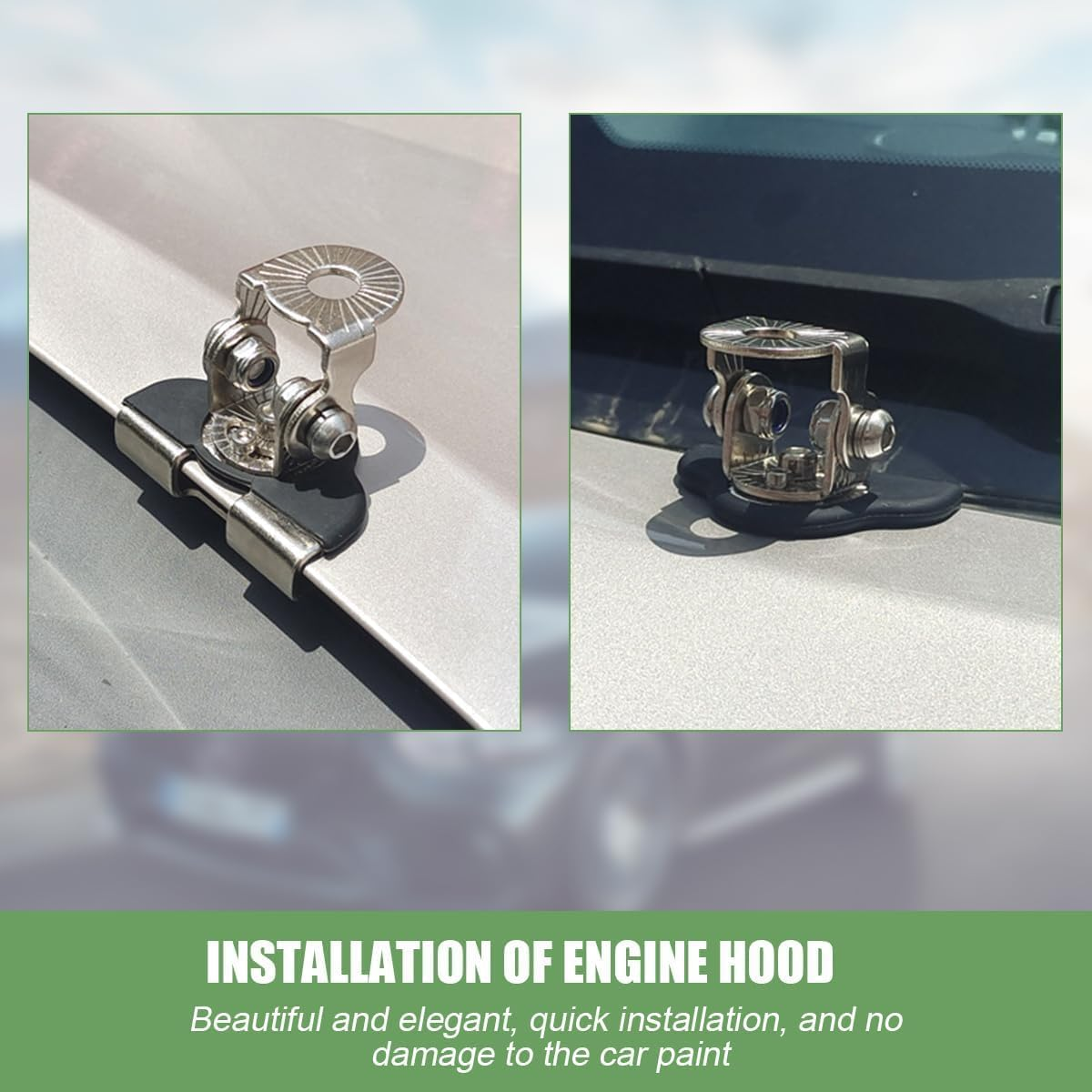 Car LED Light Bar Mounting Bracket, 2PCS Adjustable Vehicle Pillar Hood Lighting Mount Clamp Holder with Hex Wrenches, Auto Lamp Accessories, Universal for Off-Road Truck SUV (Black) image number 5