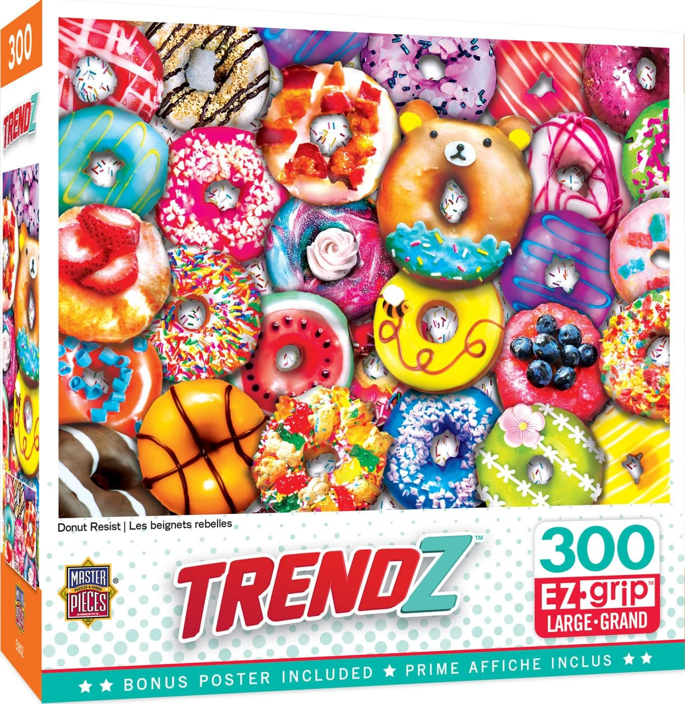 Masterpieces Trendz Donut Resist EZ Grip 300 Pieces Puzzle image number 4
