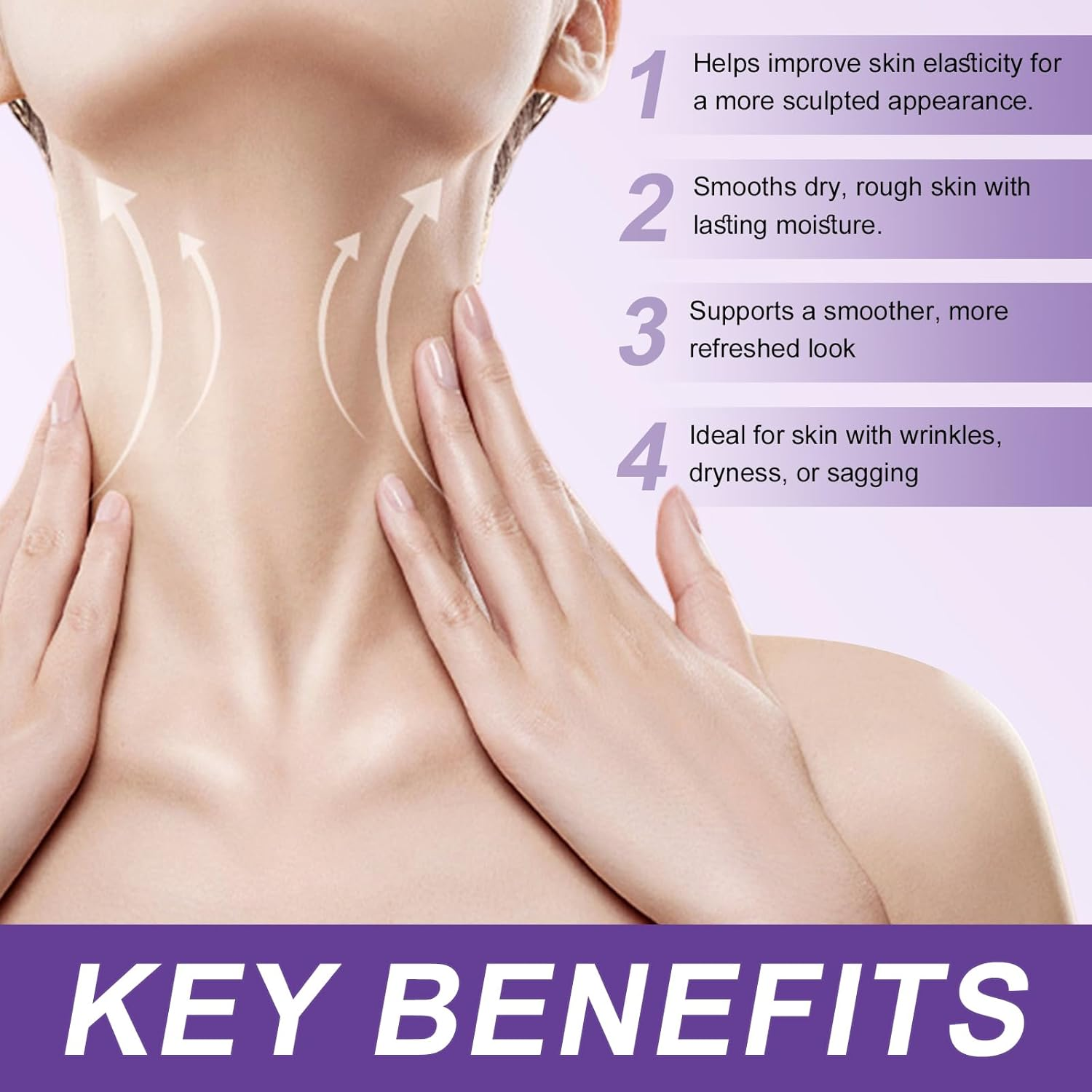 AH8 Firming Neck Cream | AH-8 Hexapeptide Formula | Tightens, Lifts & Moisturises | Skin Repair Lotion for Neck & Chest | Cosmetic Anti-Ageing Skin Care | 120G