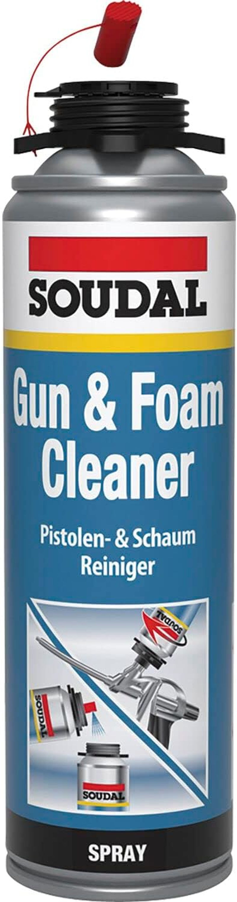 Soudal Gun and Foam Cleaner Screw Top Solvent Based 500Ml