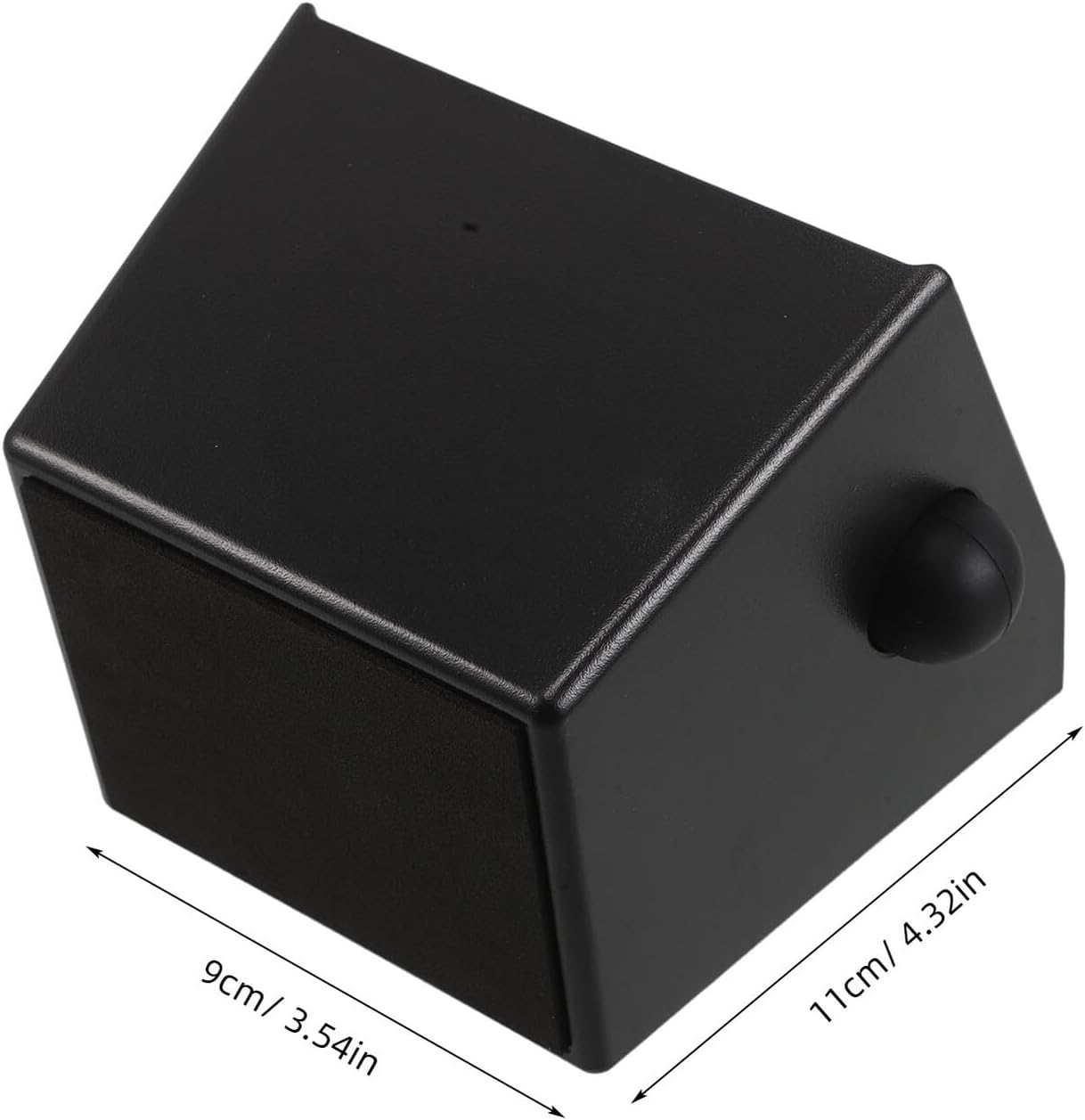 DOITOOL Coffee Knock Box Espresso Ground Waste Bin Black Square Container Detachable Knocking Bar Non-Slip Base Sturdy Coffee Ground Container Home Office image number 2