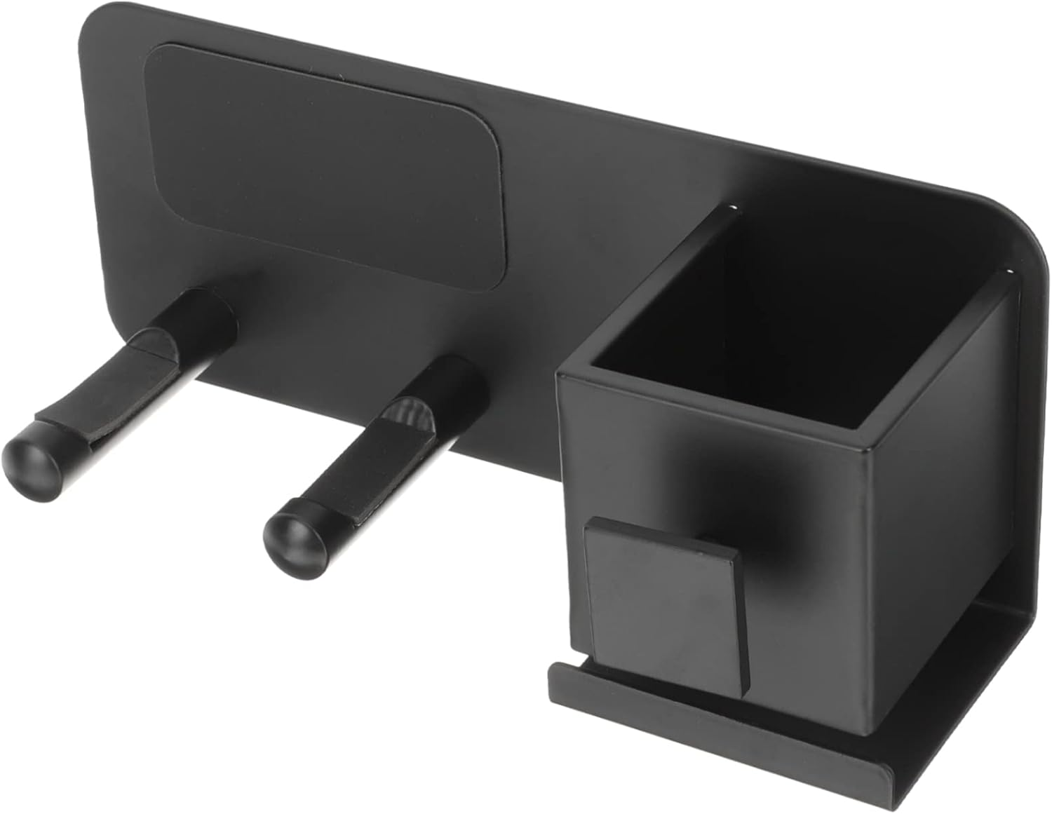 CALLARON Adhesive Hair Dryer Holder Wall Mount Blow Dryer Storage Rack Organizer for Bathroom with Multi Tool Storage Easy Installation image number 2