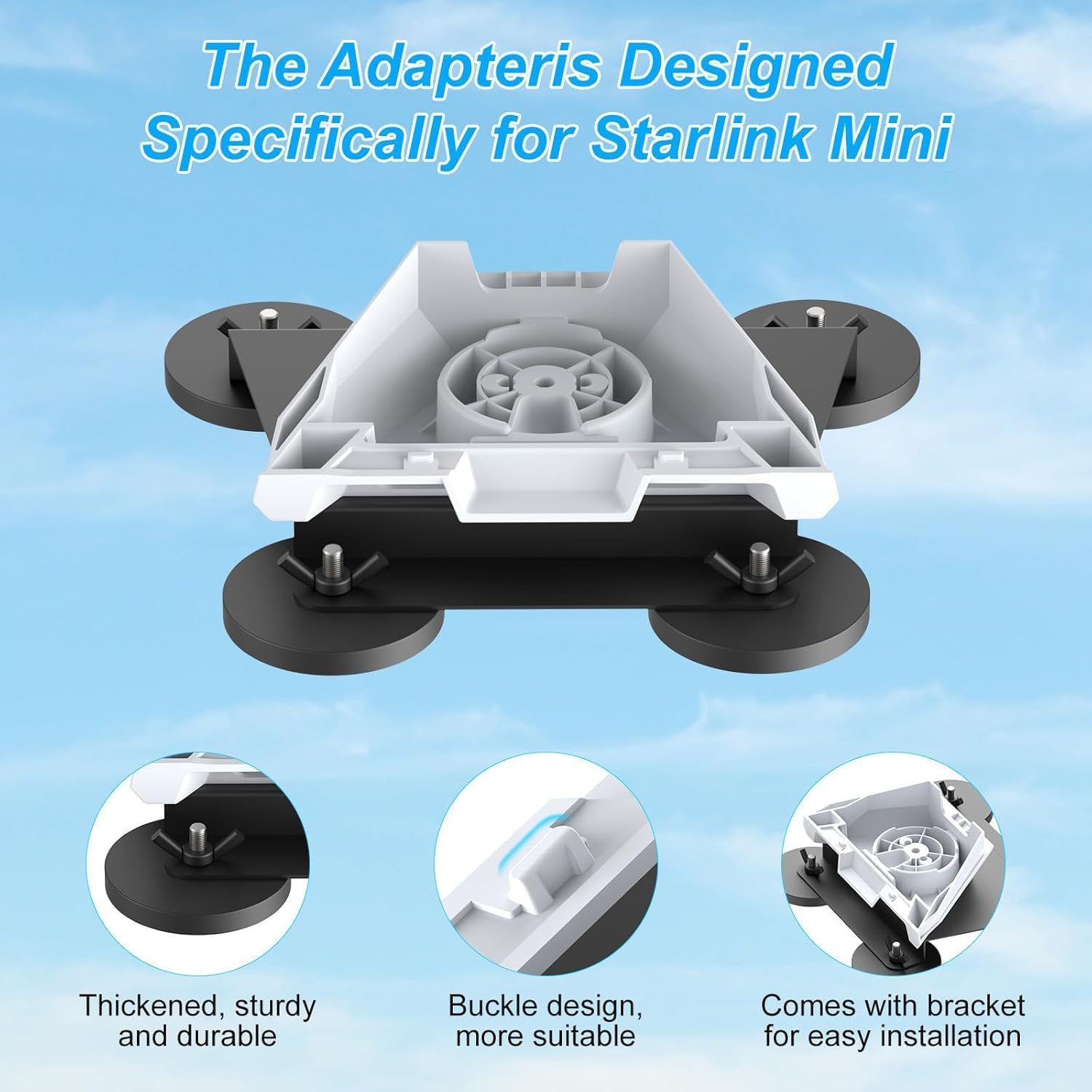 Daboot Starlink Mini Mount - Magnetic Star Link Mini Mount for Car Mini Starlink RV Accessories Magnet Suction for Cars, Rvs, Boats and Metal Surface image number 5