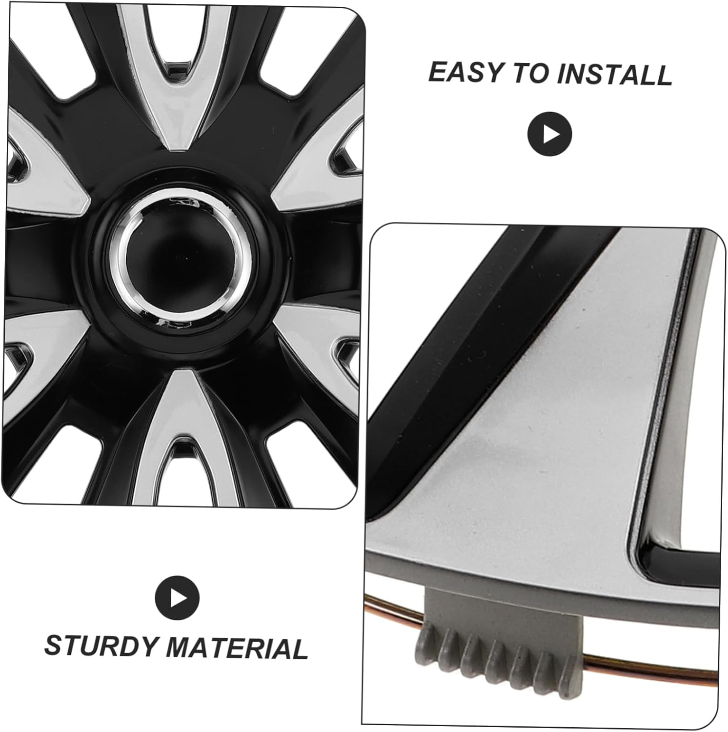 HAPINARY Enhanced Vehicle Style Car Wheel Rim Cover Hubcaps for Automotive Wheel Hub Caps image number 4