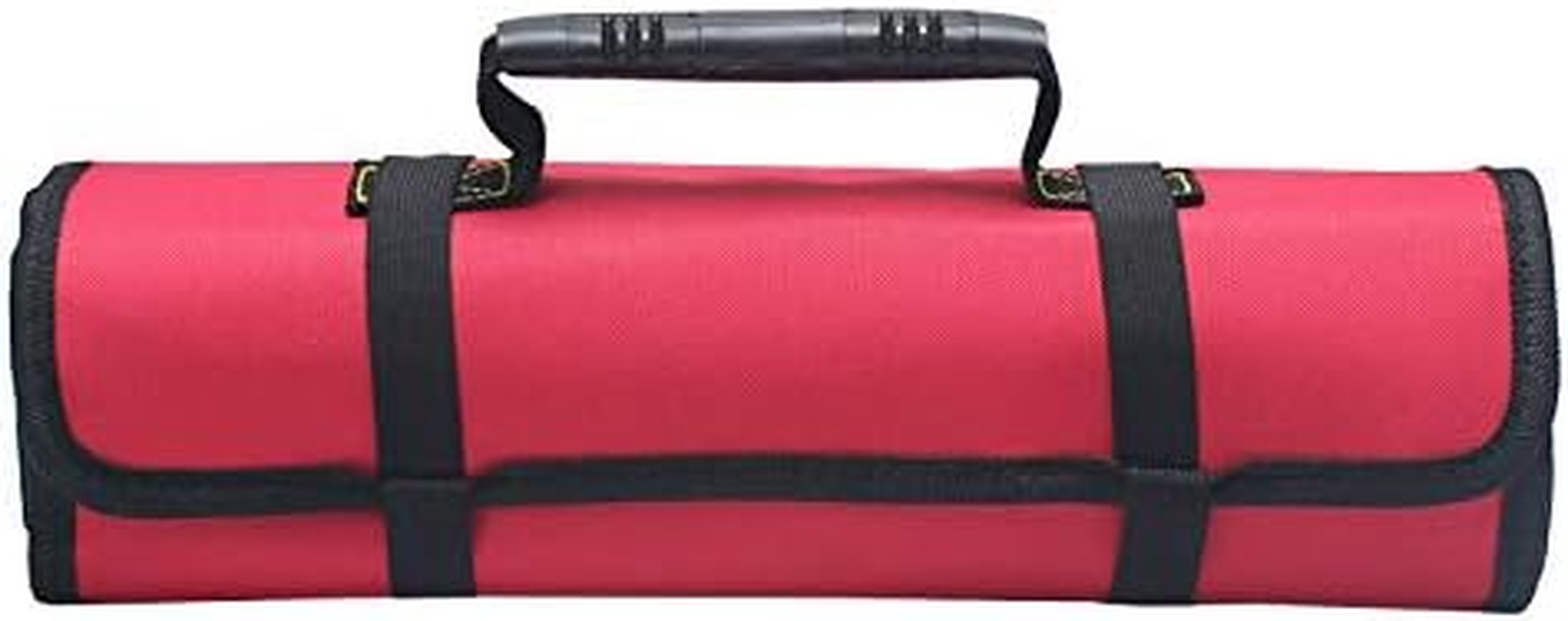 Multifunctional Small Tool Bag, 600D Oxford Canvas Tool Bag Folding Wrench Bag Tool Roll Storage Portable Tools Pouch with 22 Pockets