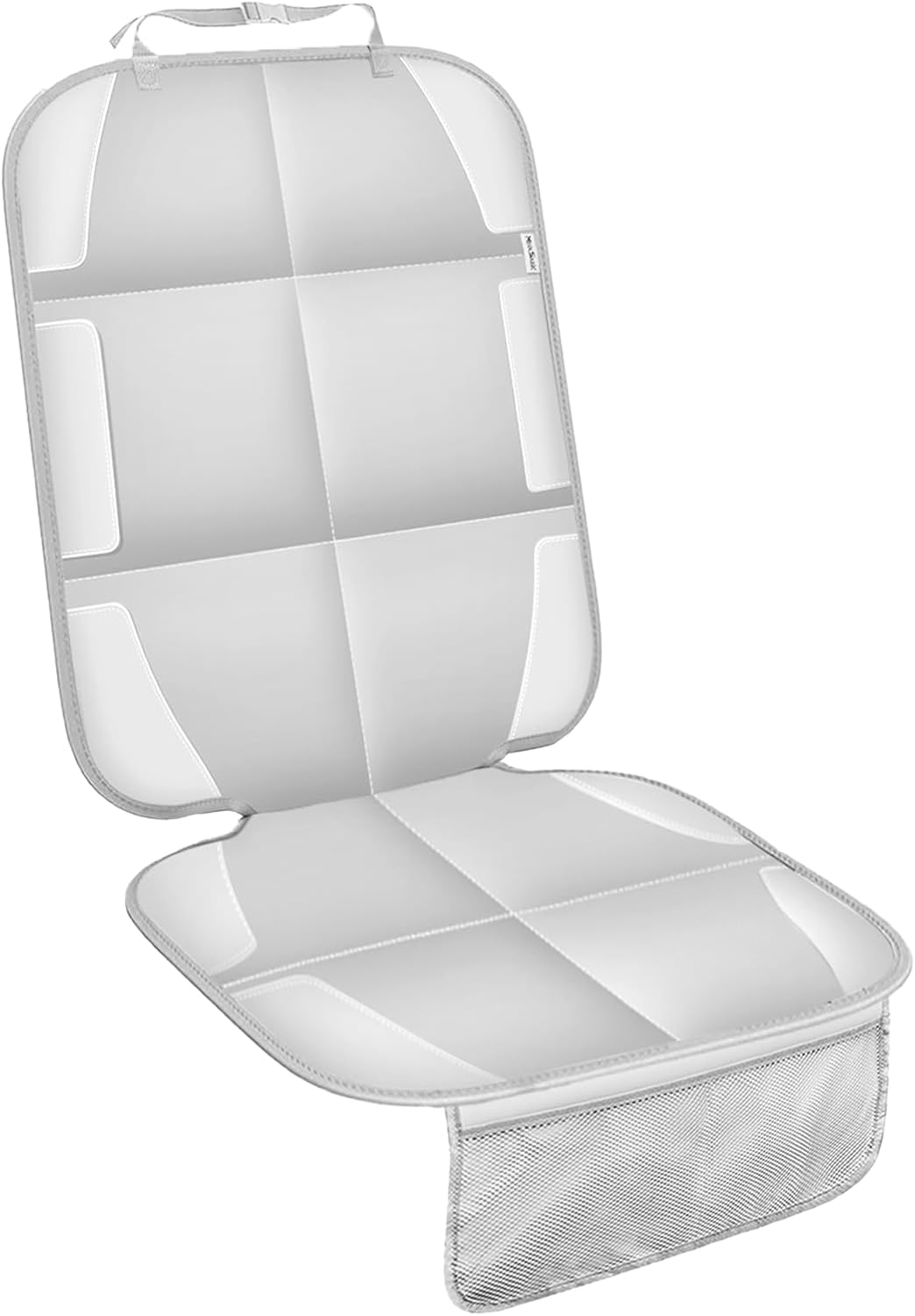 Meolsaek Car Seat Protector, Non-Slip Padded Backing Will Not Leave Imprint, Thickest Carseat Seat Protector for Child Car Seat 2 Pack for SUV, Sedan, Truck, Leather Car Seat (Black)