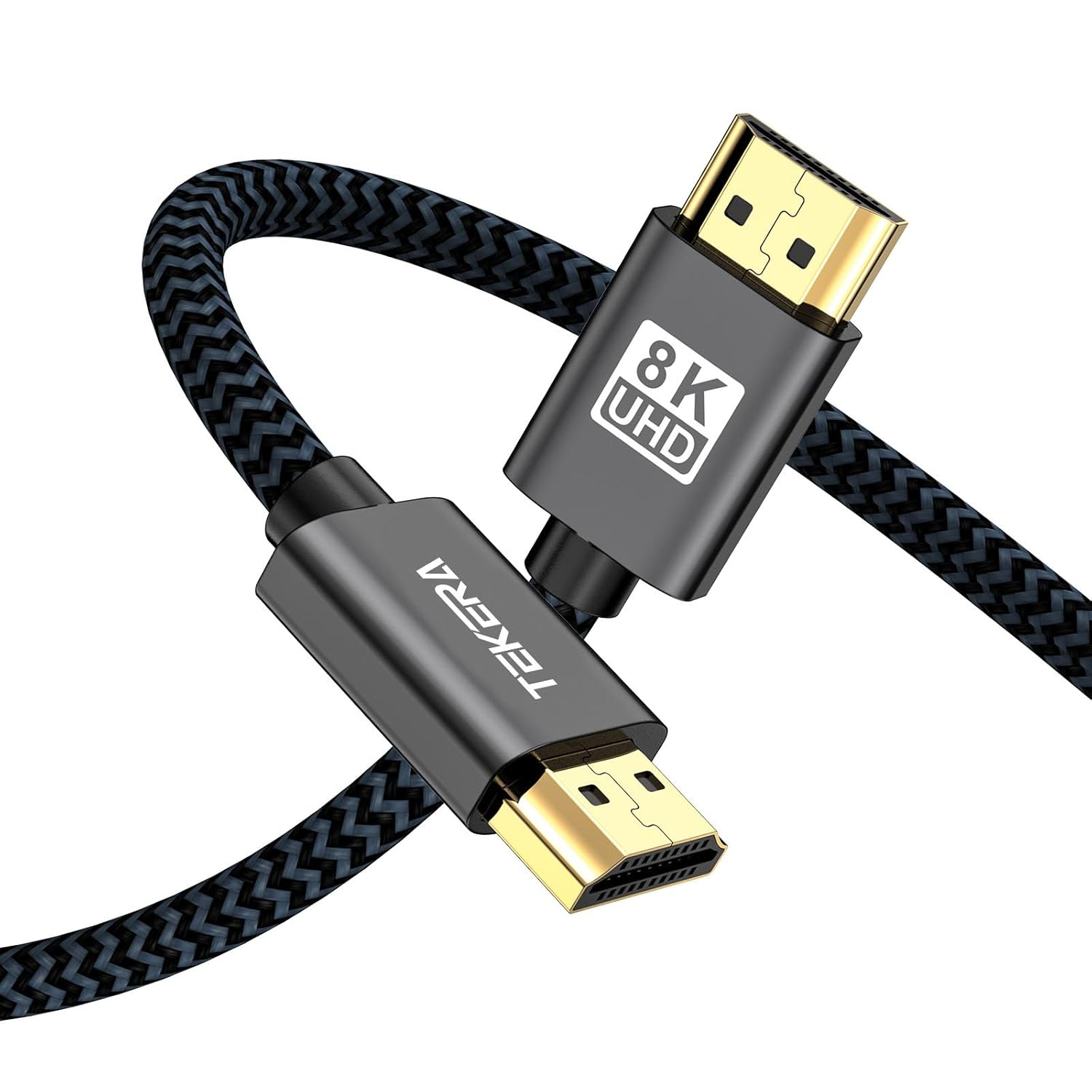 TEKERA 8K HDMI 2.1 Cable 2M, Ultra High-Speed 48Gbps HDMI to HDMI Cord, 4K@120Hz, 8K@60Hz, Earc, Dynamic HDR, VRR, Compatible with PS5, Xbox Series X, Soundbar, TV, Monitor, Projector image number 6