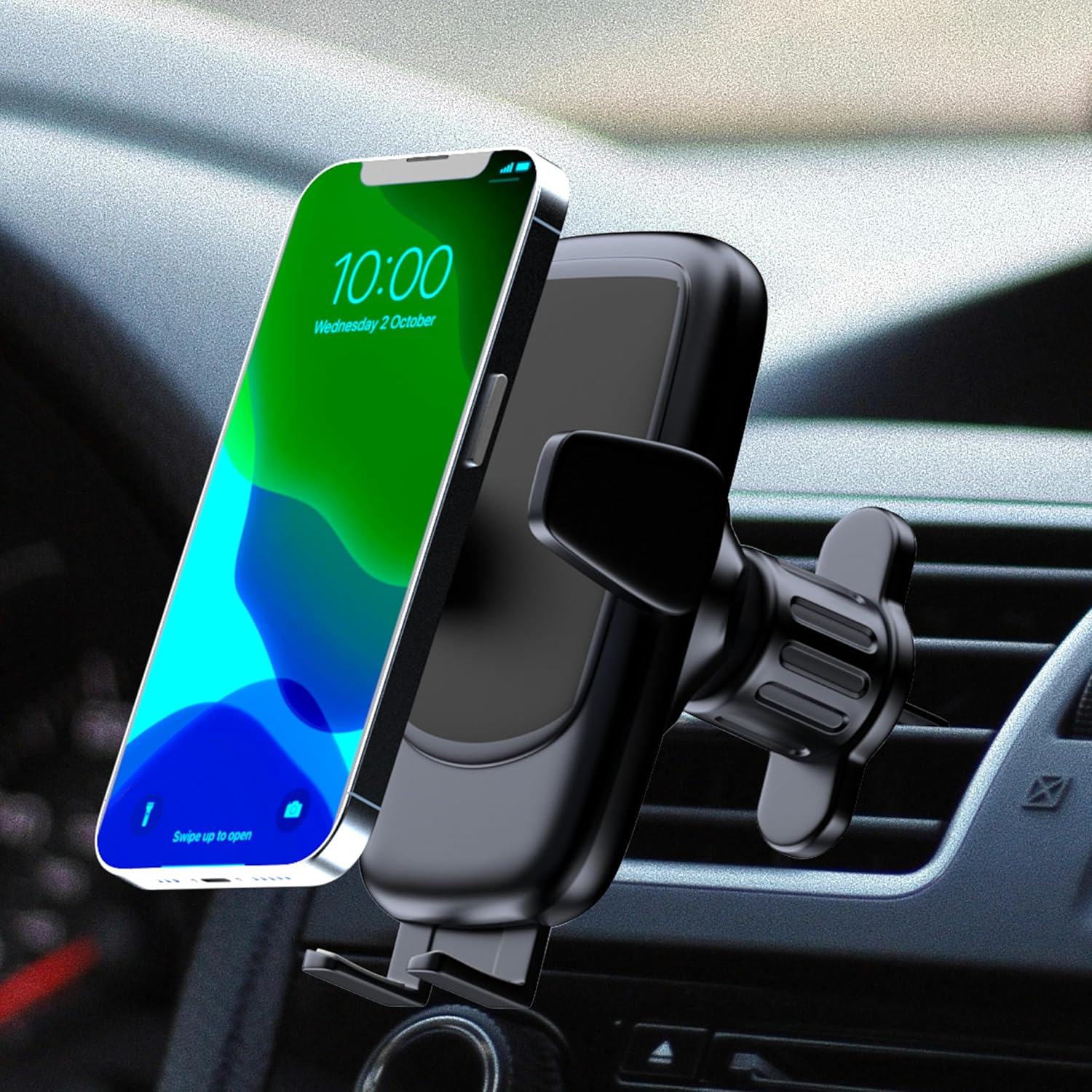 [100% Australian Owned] Raviant Car Phone Holder, Universal Car Phone Mount for Vents, Mobile Phone Holder for Car Compatible with Iphone15 Pro Max, Samsung and Many More【2024 Upgraded】 image number 3