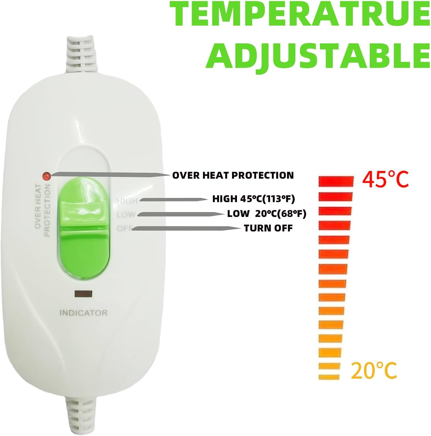 B-Qtech Pet Heating Pad, Electric Heated Pad for Dog Cat, Warm Mat Waterproof Dogs Cats Beds with Constant Temperature, Comfortable Heater Heater Blanket Puppy and Kitten (17X17 In) image number 6