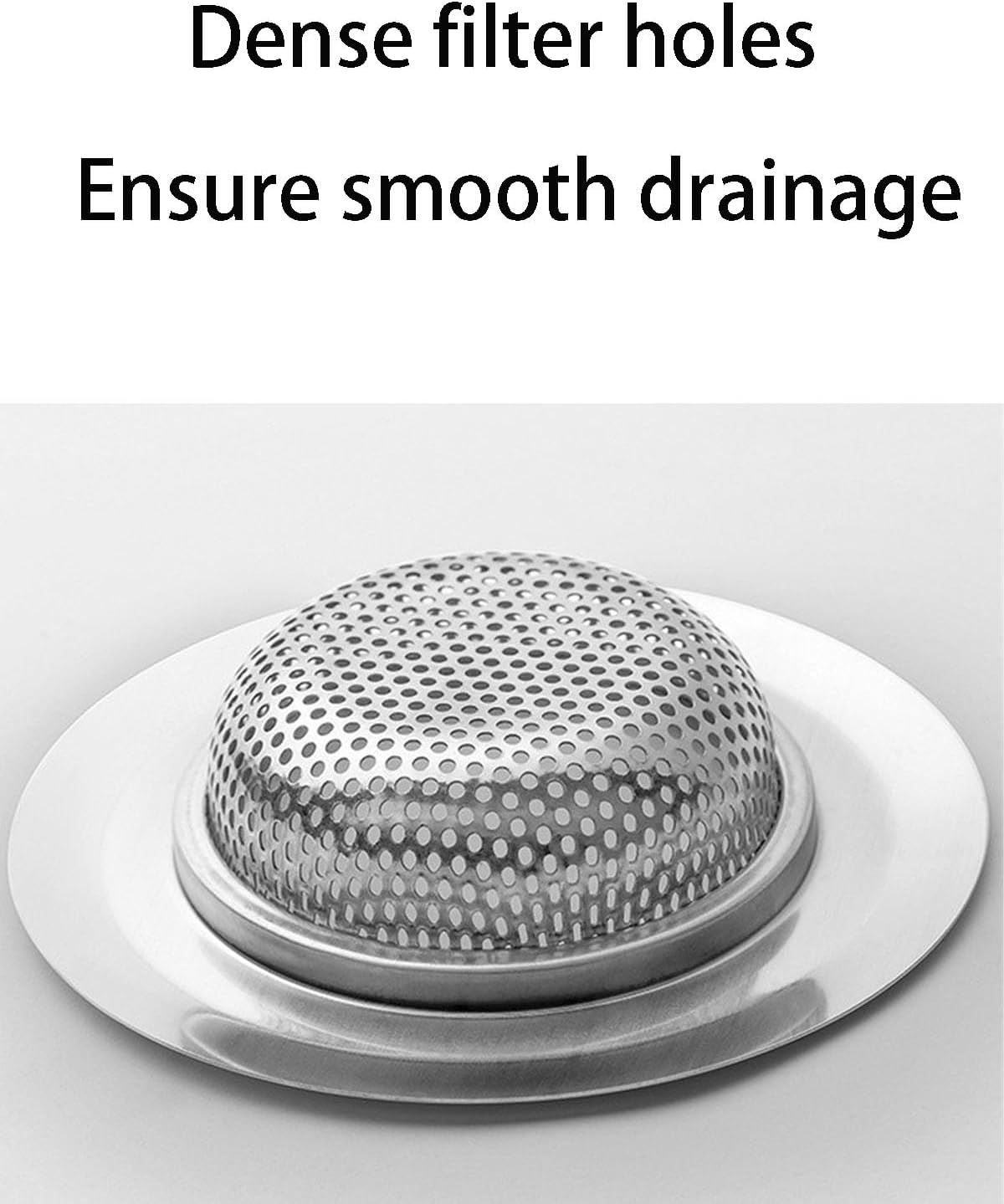 Stainless Steel Kitchen Sink Strainer 2 Pack, Sink Drain Strainer for Kitchen Sinks image number 1