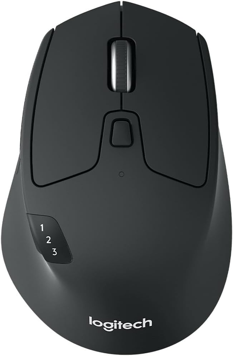 Logitech M720 Triathlon Wireless Mouse, Black image number 4