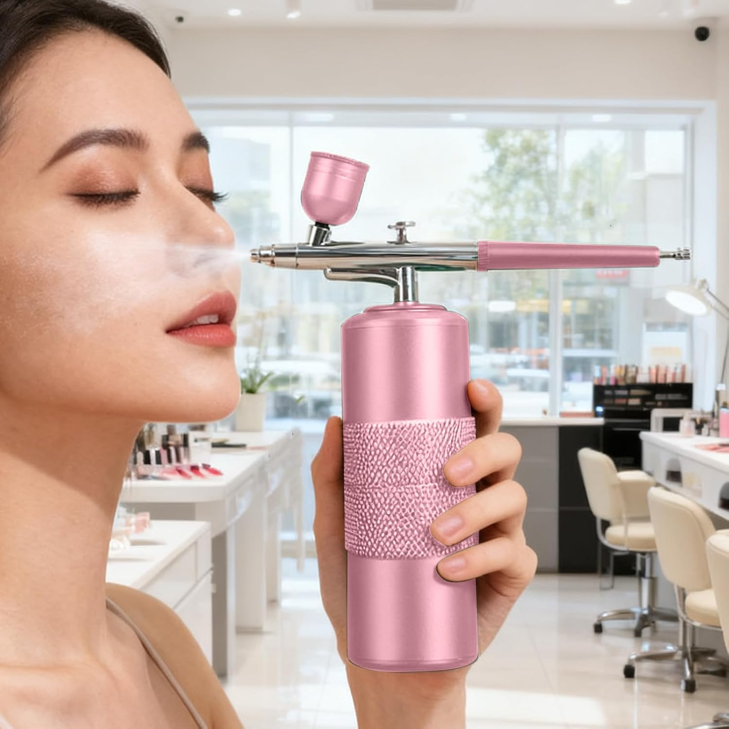 Air Brush for Nails | Model Airbrush Kit - Cordless Paint Sprayer Supplies for Model Hair Decorating Hobby Art Shoe Face Barber Beginner Car