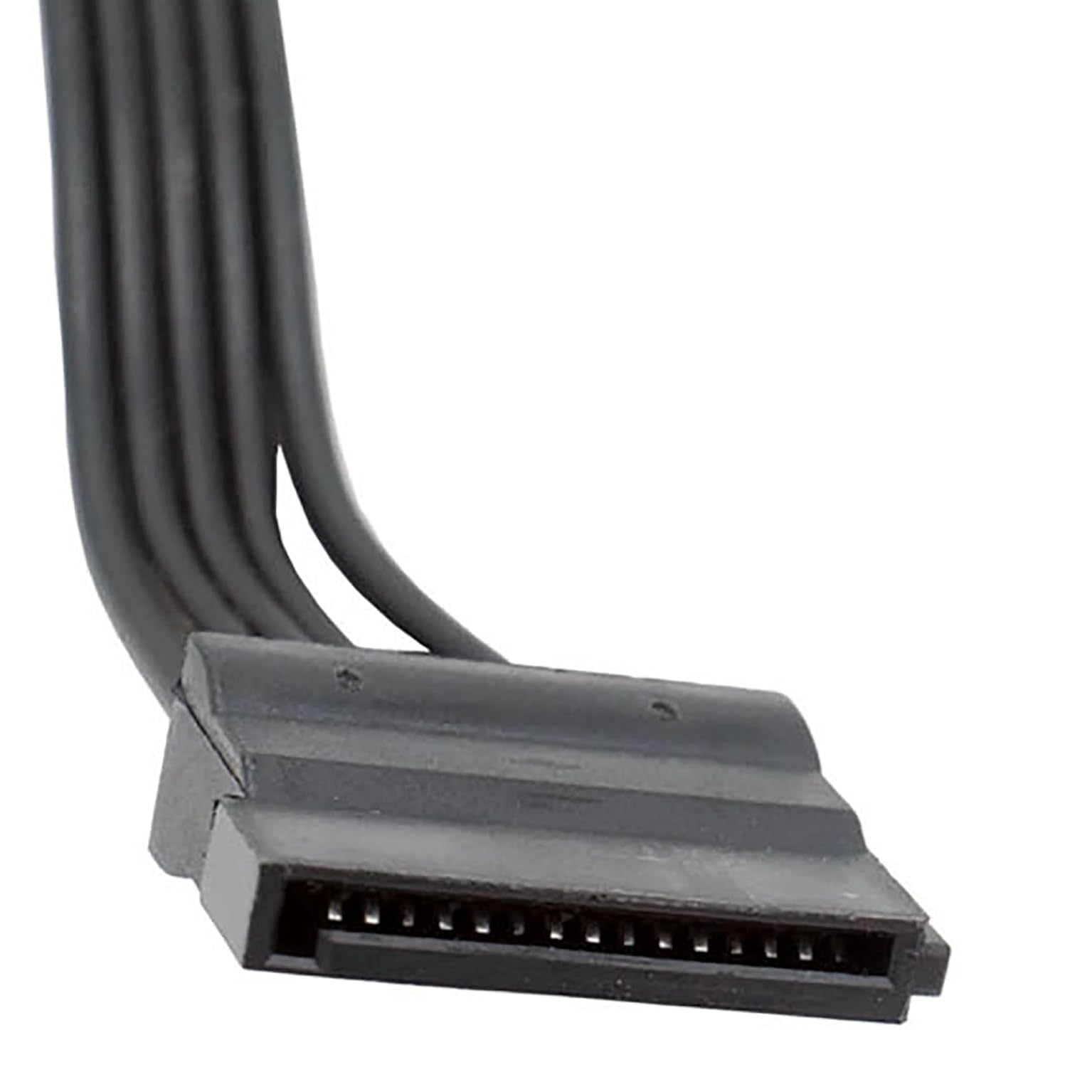 Tunghey 2Pack 15 Pin SATA Power Extension Hard Drive Cable 1 Male to 3 Female Splitter Adapter for Hdd、Ssd、Optical Drives Sata Power Cable (1 to 3) - 1 To 4 image number 5