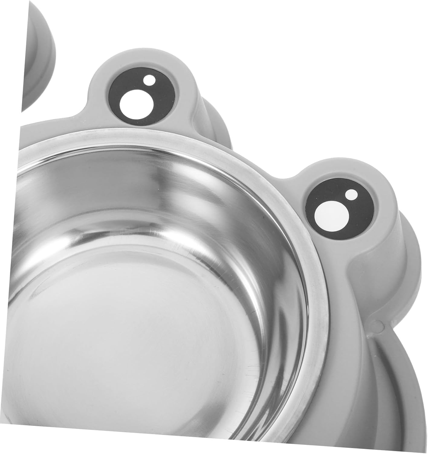 ANDRESLAD Ant Cat Bowl Non-Slip Pet Bowl for Cat Food Dish and Water for Indoor Feeding - Light Grey image number 6