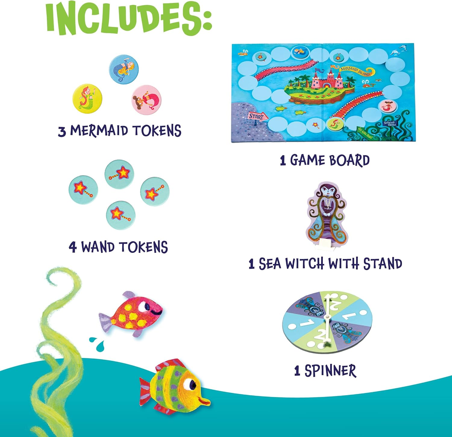 Mermaid Island Board Game image number 3