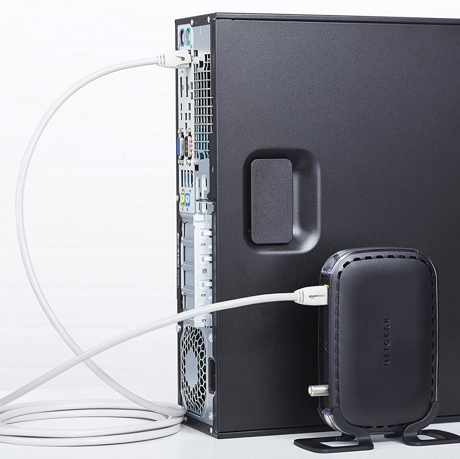 Amazonbasics RJ45 Cat7 Network Ethernet Patch Cable - 10 Feet image number 2