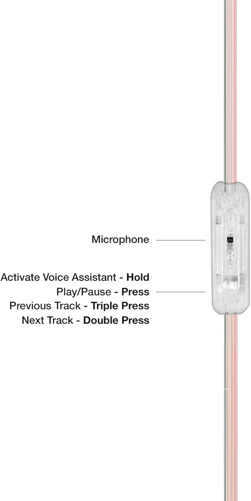 Koss Cl20I Clear Transparent On-Ear Headphones, In-Line Microphone and Remote, Retro Style, 3.5Mm Plug image number 4