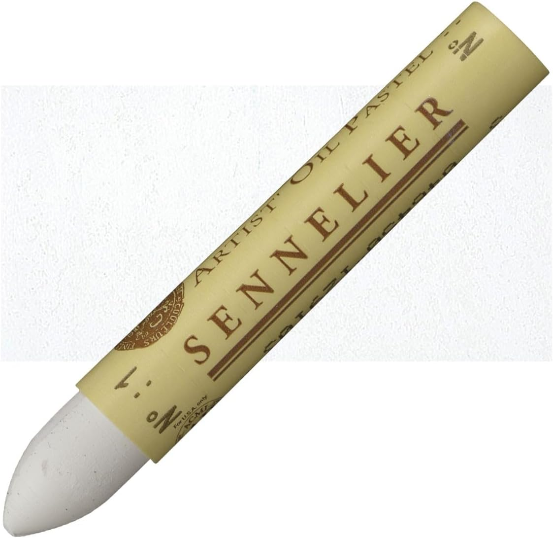 Sennelier Oil Pastel, White - Light Grey image number 3