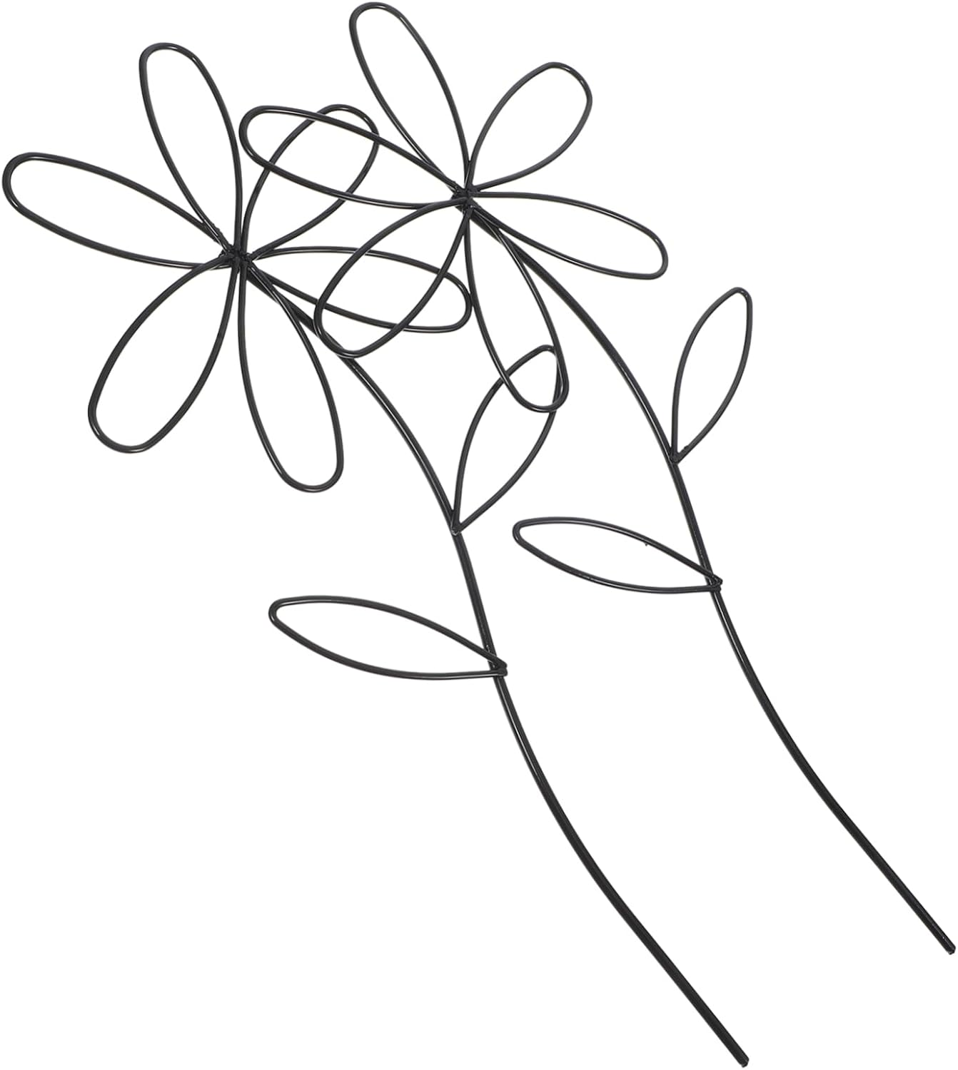 Yardwe 2Pcs Metal Plant Trellis Climbing Rack for Potted Plants Outdoor Heavy Duty Support Garden Supplies image number 2