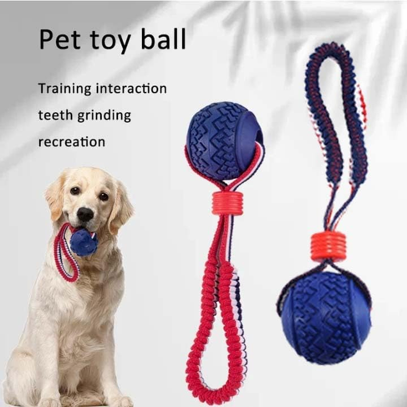 DWYYWSM Interactivedog Toy, Teether with Rope Dog Ball Pet Cchewers Toys, Dog Ball Thrower image number 4