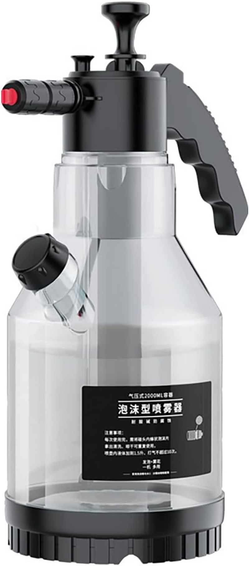 Taoluwin 2L Car Wash Foam Sprayer, Foaming Pump Sprayer with Wide Angle Fan Jet, Side-Fill Design & Dual Nozzles for Thick Suds, Garden Watering, and Home Cleaning image number 3