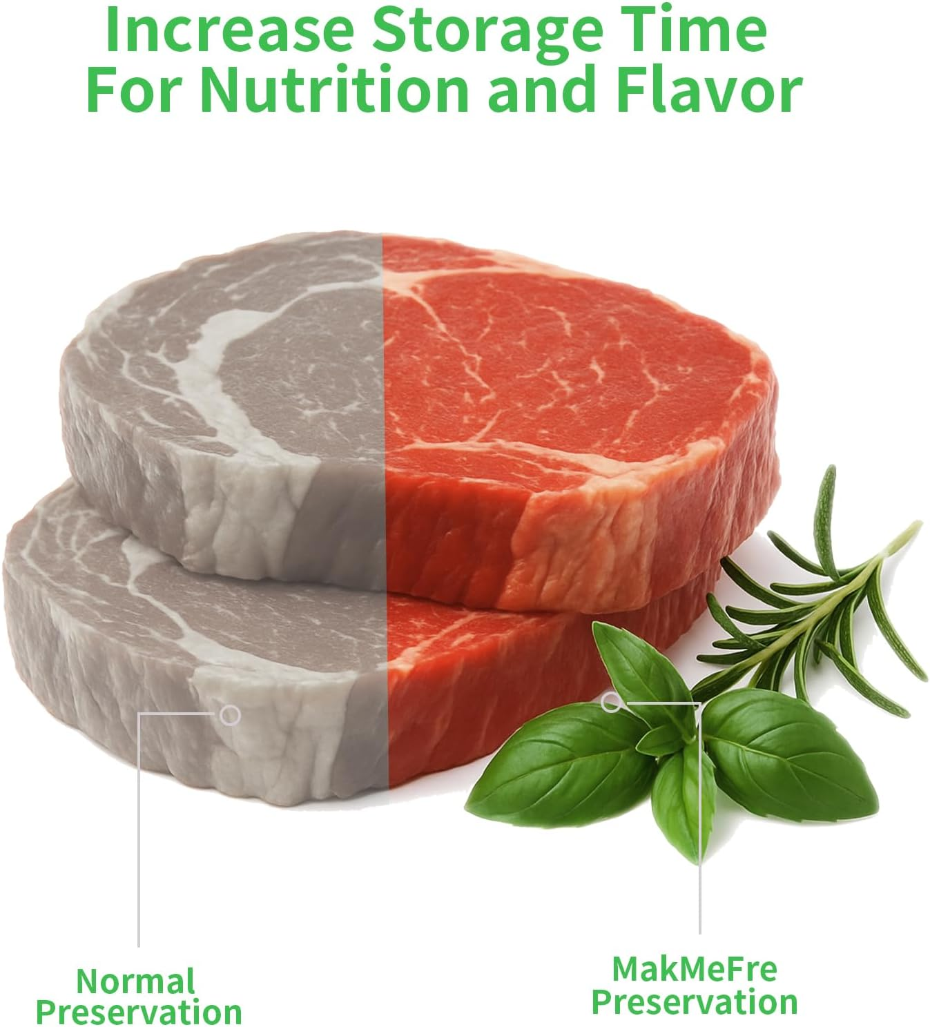 Makmefre 300 Quart Size 20X30Cm Vacuum Sealer Bags with BPA Free and Heavy Duty,Great for Food Storage Vaccume Sealer Precut Bag image number 4