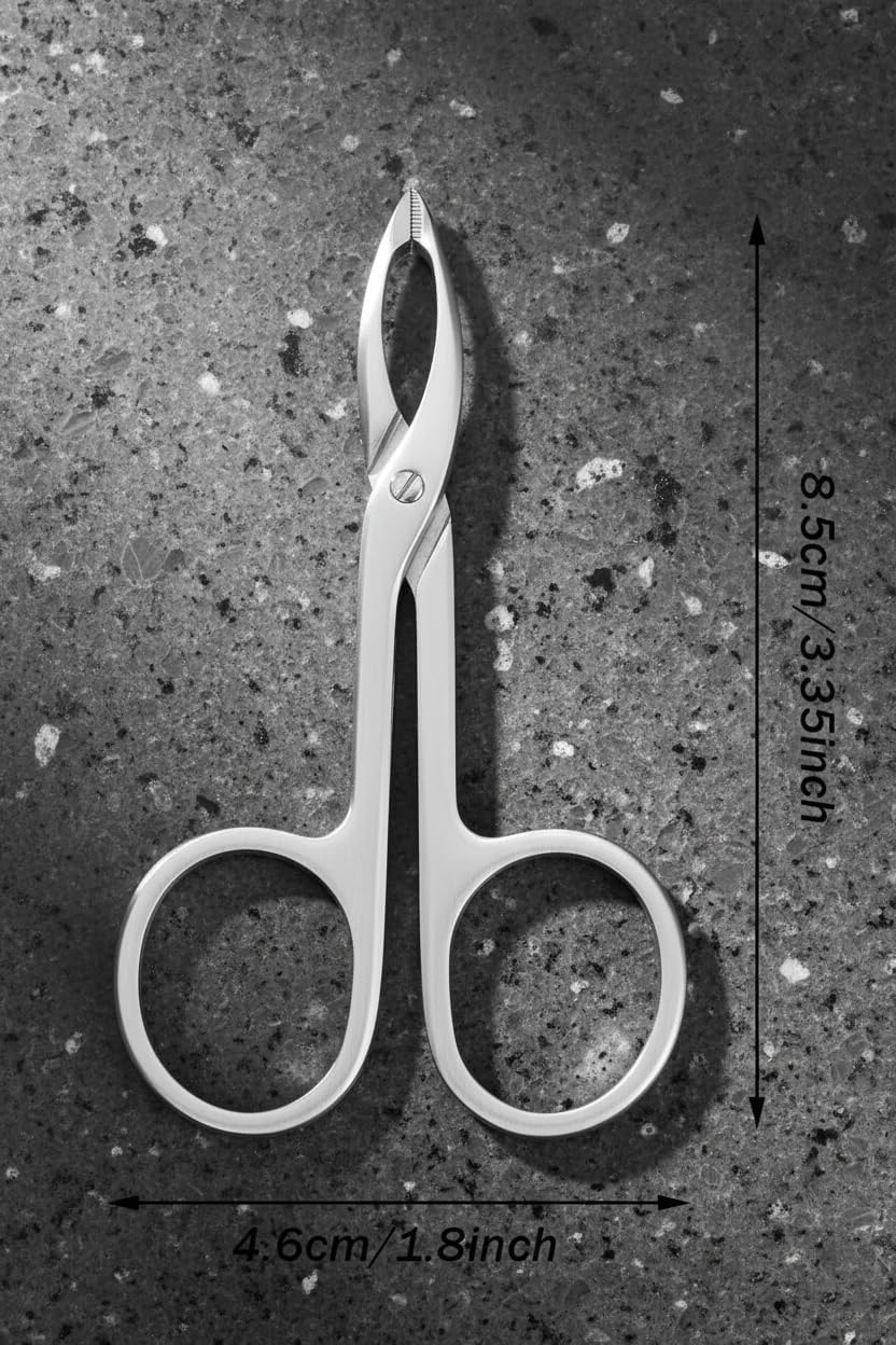 IMTKOOCO Tweezers Scissor Handle with Straight Tip for Eyebrow Shaping - Facial Hair Removal Eyebrow Tweezers for Precise Plucking Silver and Black Eyebrow Tweezers and Tweezers Eyebrow Scissors image number 1