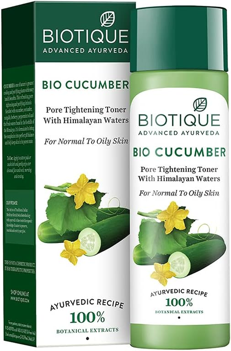 (120Ml) - Biotique Bio Cucumber Pore Tightening Toner with Himalayan Waters for Normal Skin 120Ml image number 4