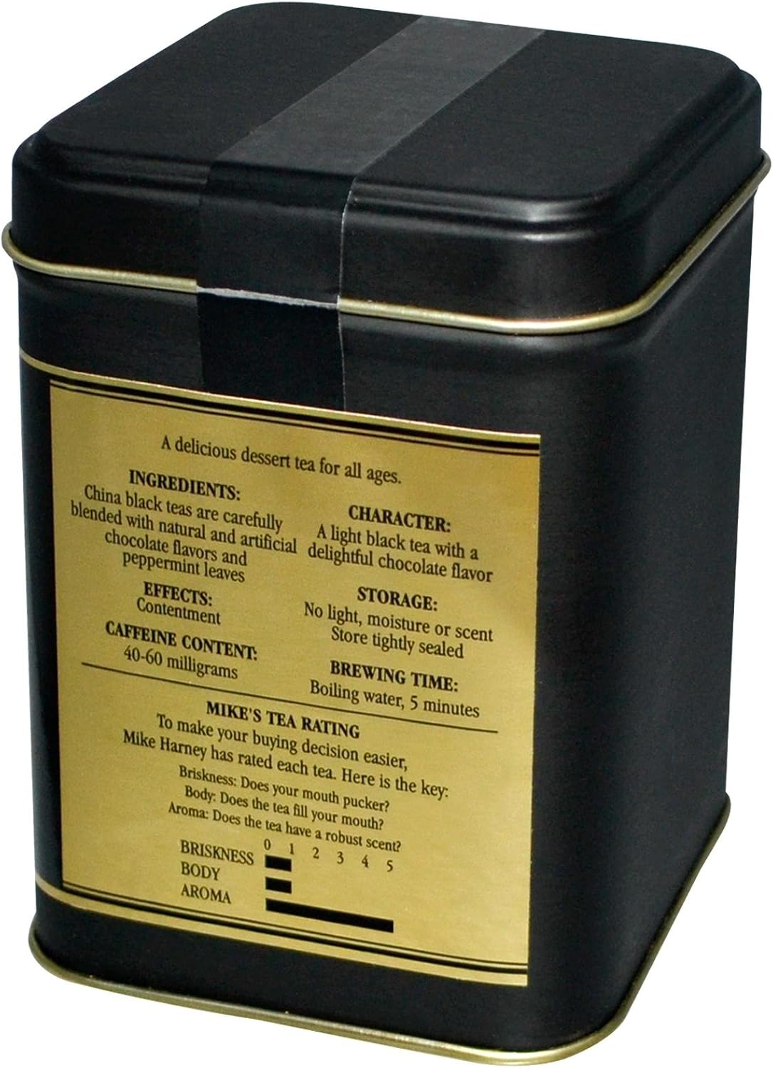 Harney & Sons Chocolate Mint Loose Leaf Tea Tin 112 G image number 6