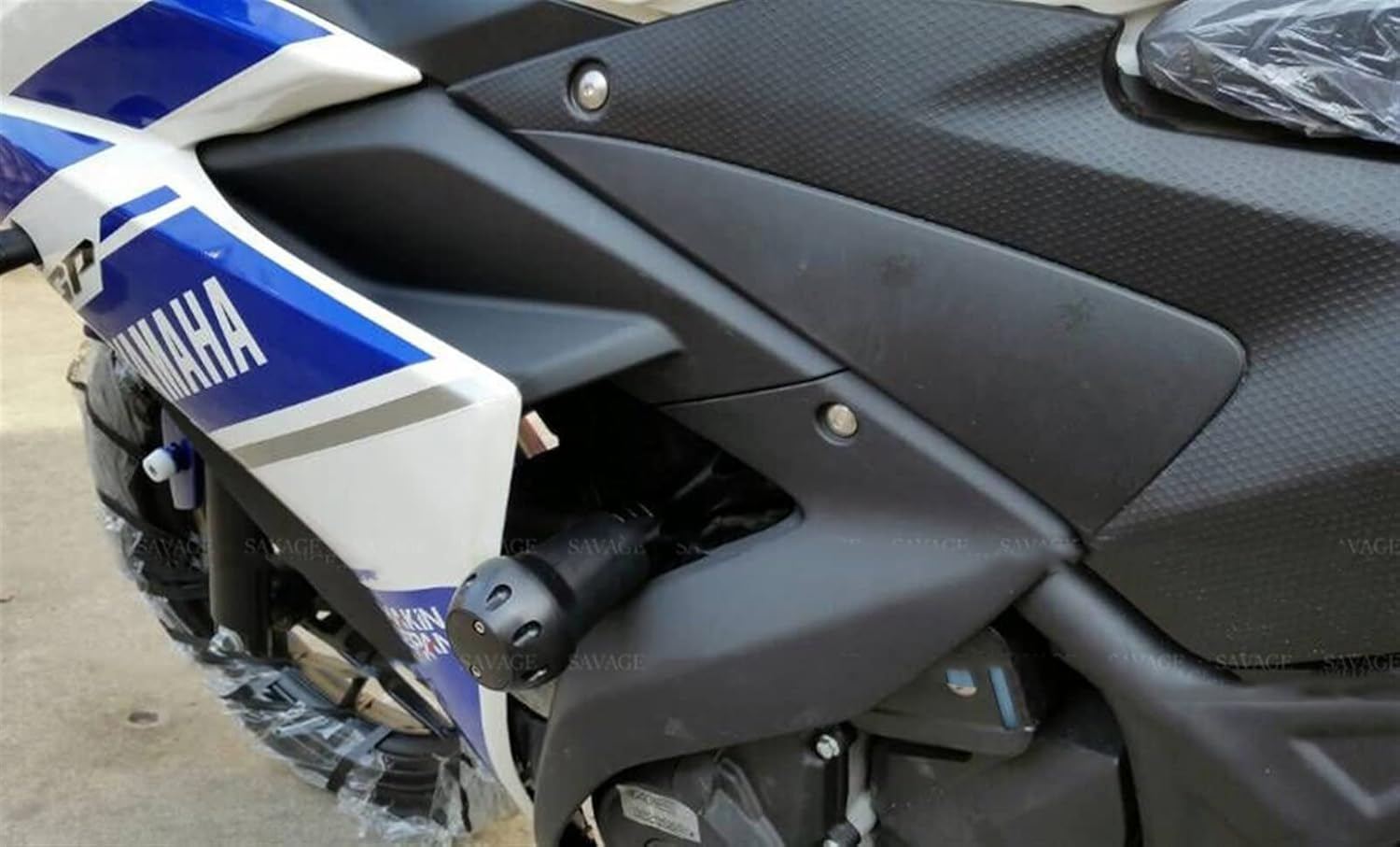 Motorbike Frame Sliders for Y┐AMAHA MT09 2015-2018 MT 09 Tracer Accessories FZ-09 FZ09 FJ-09 Motorcycle Crash Protector Falling Protection Frame Sliders (Color : Blue) image number 3