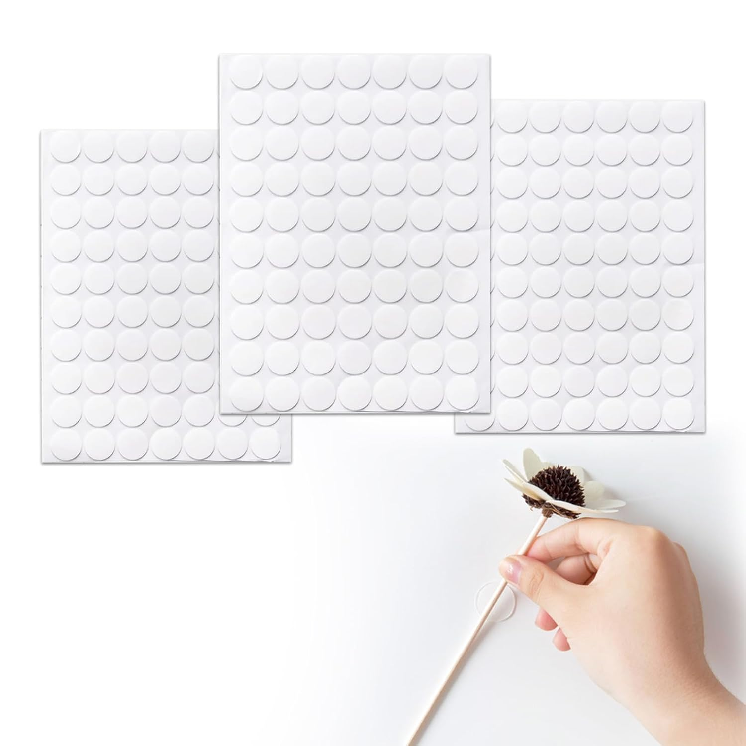 210Pcs Glue Dots, for Blu Tack for Balloons, Double Sided Sticky Dots, Nano Double Sided Tape for Christmas, Wedding, Birthday, Party Posters, Pictures, DIY Art Work Decoration image number 5