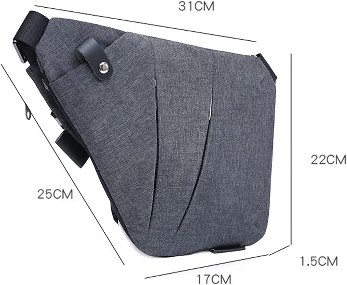 Sling Backpack Chest Bag,Ikerall Lightweight Outdoor Sport Travel Hiking anti Theft Crossbody Shoulder Pack Bag Daypack for Men Women image number 6