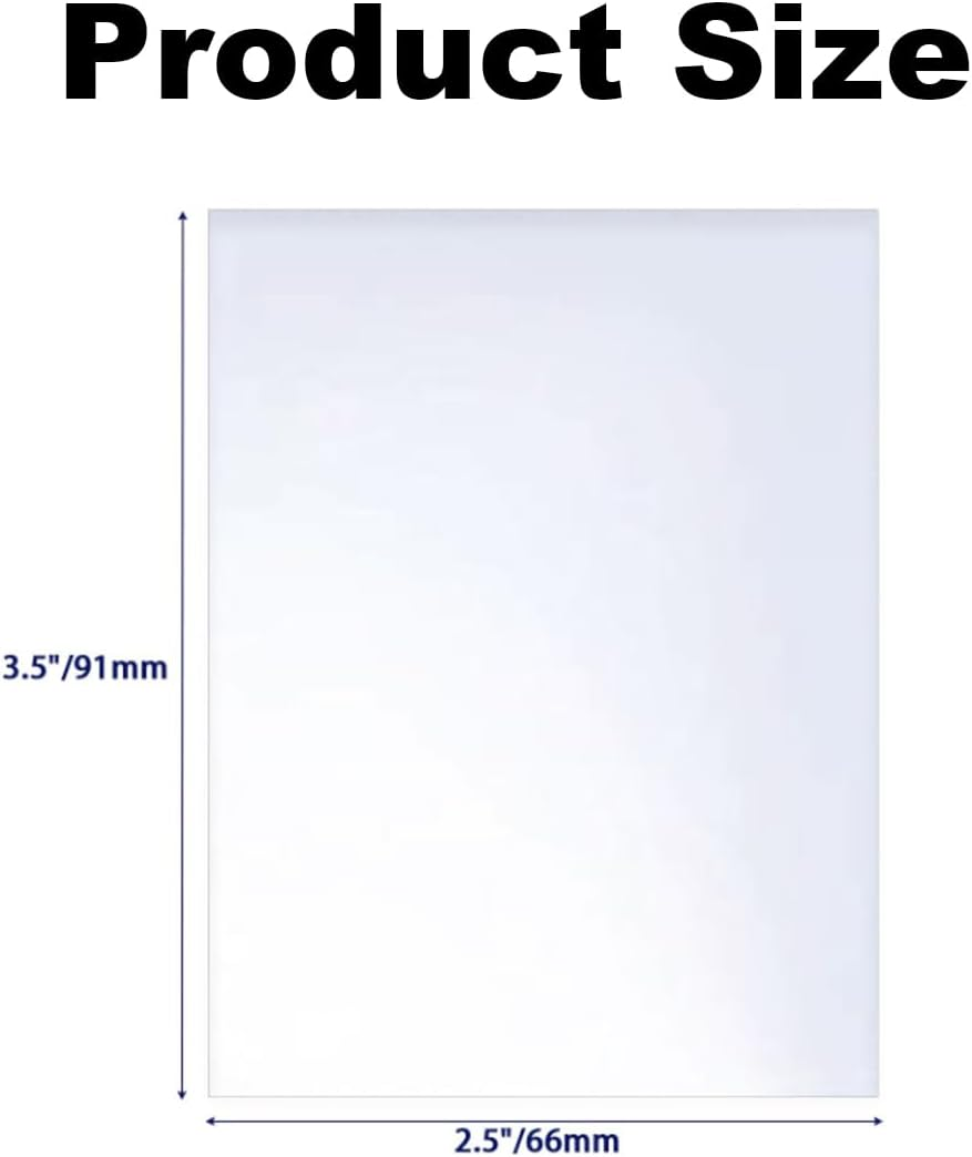 600 Count Trading Card Sleeves, Clear, 6.35 X 8.89 Cm, for Baseball, Basketball, Football and Gaming Cards image number 6