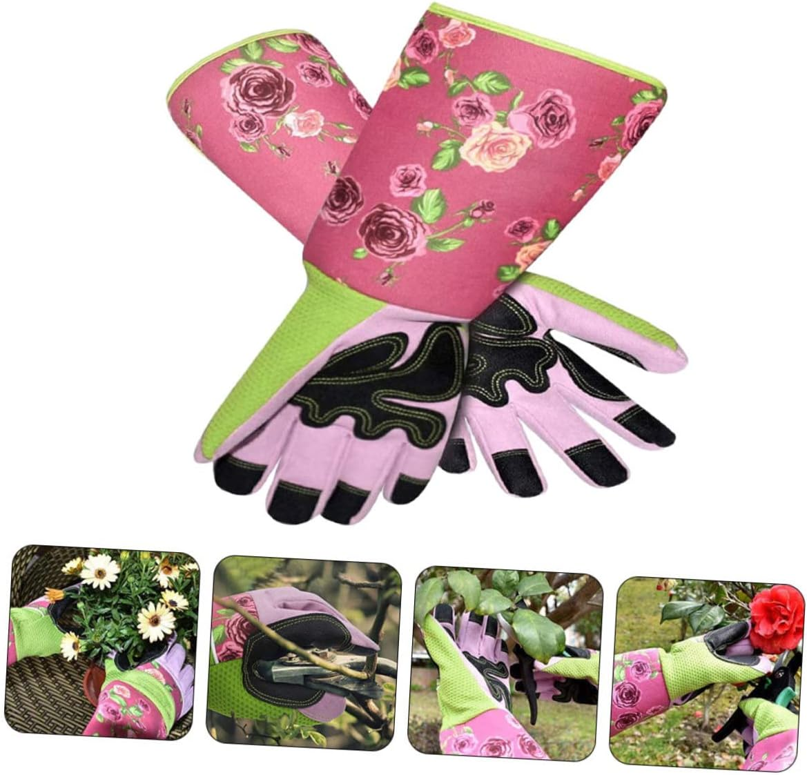 TOYZFRIENDY Cut and Stab Gloves for Gardener Pruning Skid-Resistant and Wear-Resistant Garden Work Gloves for Outdoor Gardening Tasks