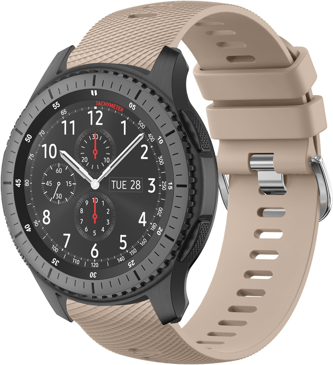 Leonids for Samsung Galaxy Watch 3 45Mm Band/Samsung Gear S3 Frontier/Classic Band for Men Women, Soft Silicone Replacement Wristbands Straps for Samsung Galaxy Watch 46Mm