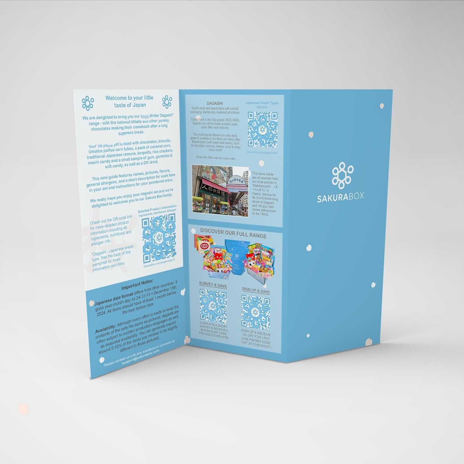 Japanese Snacks & Candy Box 20 Pieces Dagashi Assortment Sweets Japan image number 1