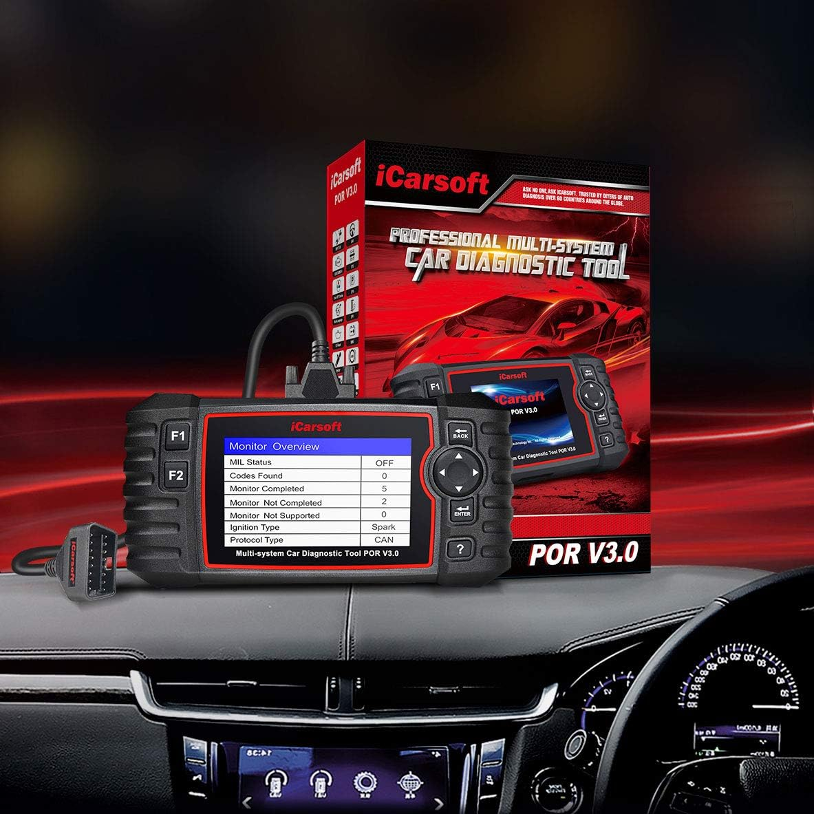 Icarsoft POR V3.0 for Porsche/Cayenne Diagnostic Tool with Auto Vin/Quick Test