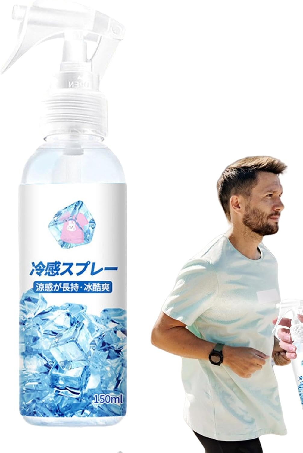 Cooling Spray for Face | Powerful Quick Cooling Spray | Hot Weather Gear, User-Friendly Cool Mist for Outdoor Camping, Daily Life, Hiking image number 3