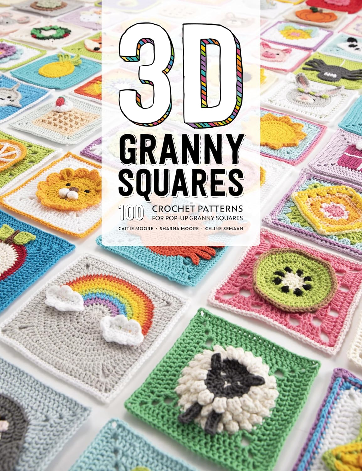 3D Granny Squares: 100 Crochet Patterns for Pop-Up Granny Squares image number 6