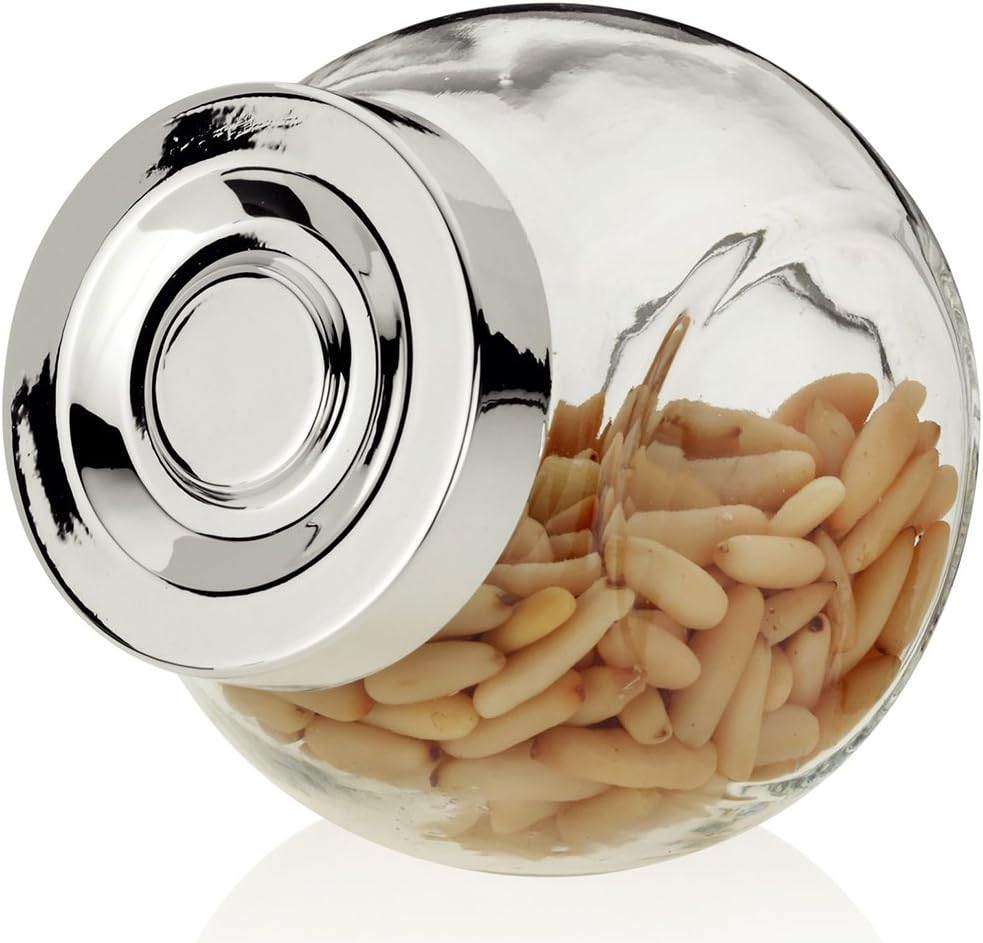 Kela Storage Jars Set Rosa 200 Ml 4 Pieces of Glass/Plastic, 8 X 6 X 8 Cm image number 4