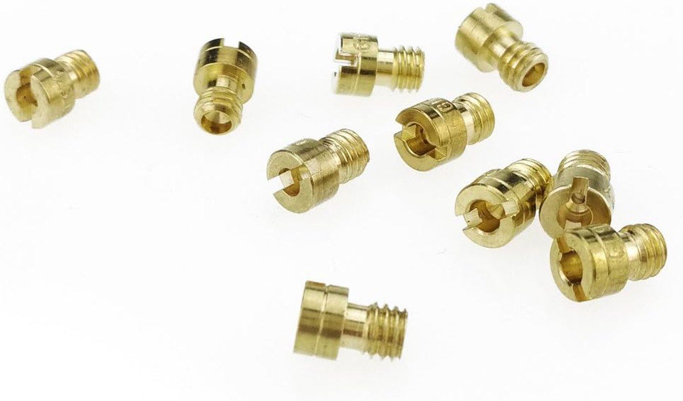 Glixal GY6 49Cc 50Cc 80Cc 100Cc CVK Carburetor Carb Main Jet 139QMB 139QMA #78#80#85#87#88#90#92#94#96#98 (10 Pcs Set) image number 2