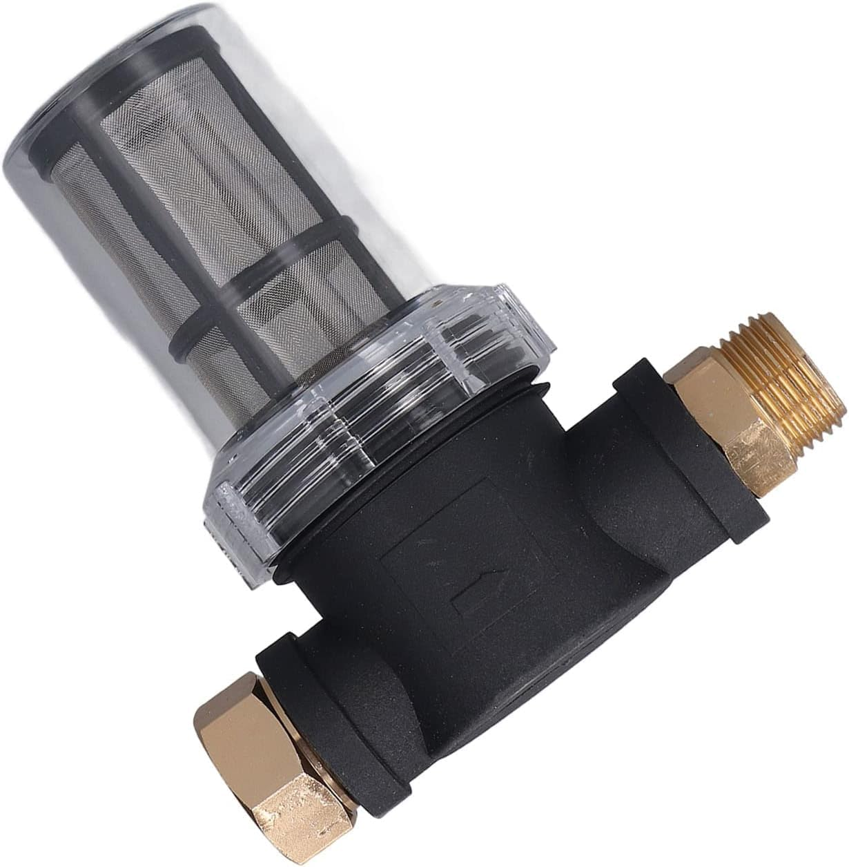 Limcryspp Garden Hose Pressure Cleaning Machine Inlet Filter, Sediment Filter, Equipped with 100 Mesh and 40 Mesh Screens, 2 Set image number 4