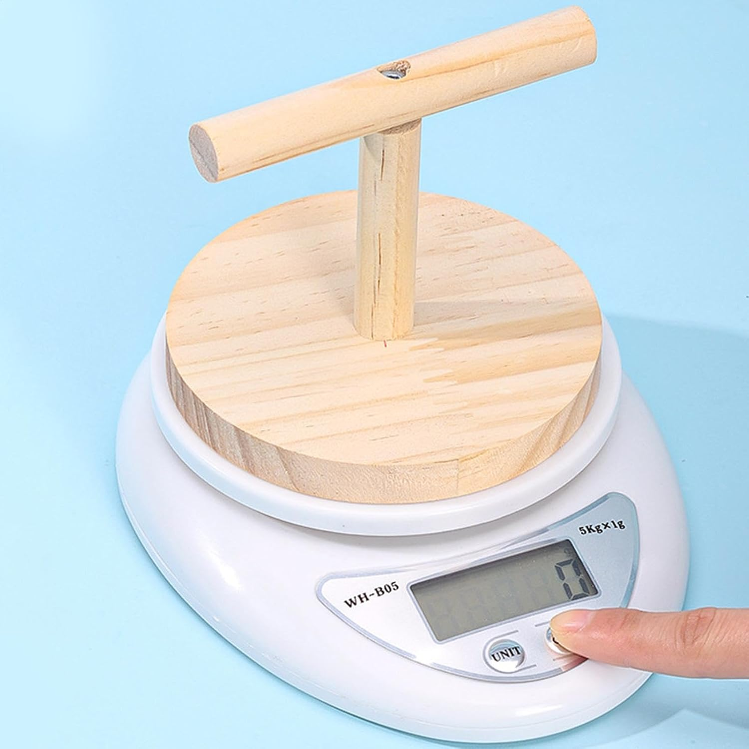 Parrot Scale | Small Animal Scale with Perch for Pet Bird,Digital Weighing Tool, Weight Changing Monitoring with High Accuracy for Precise Feed, Milk Powder Measurement image number 2
