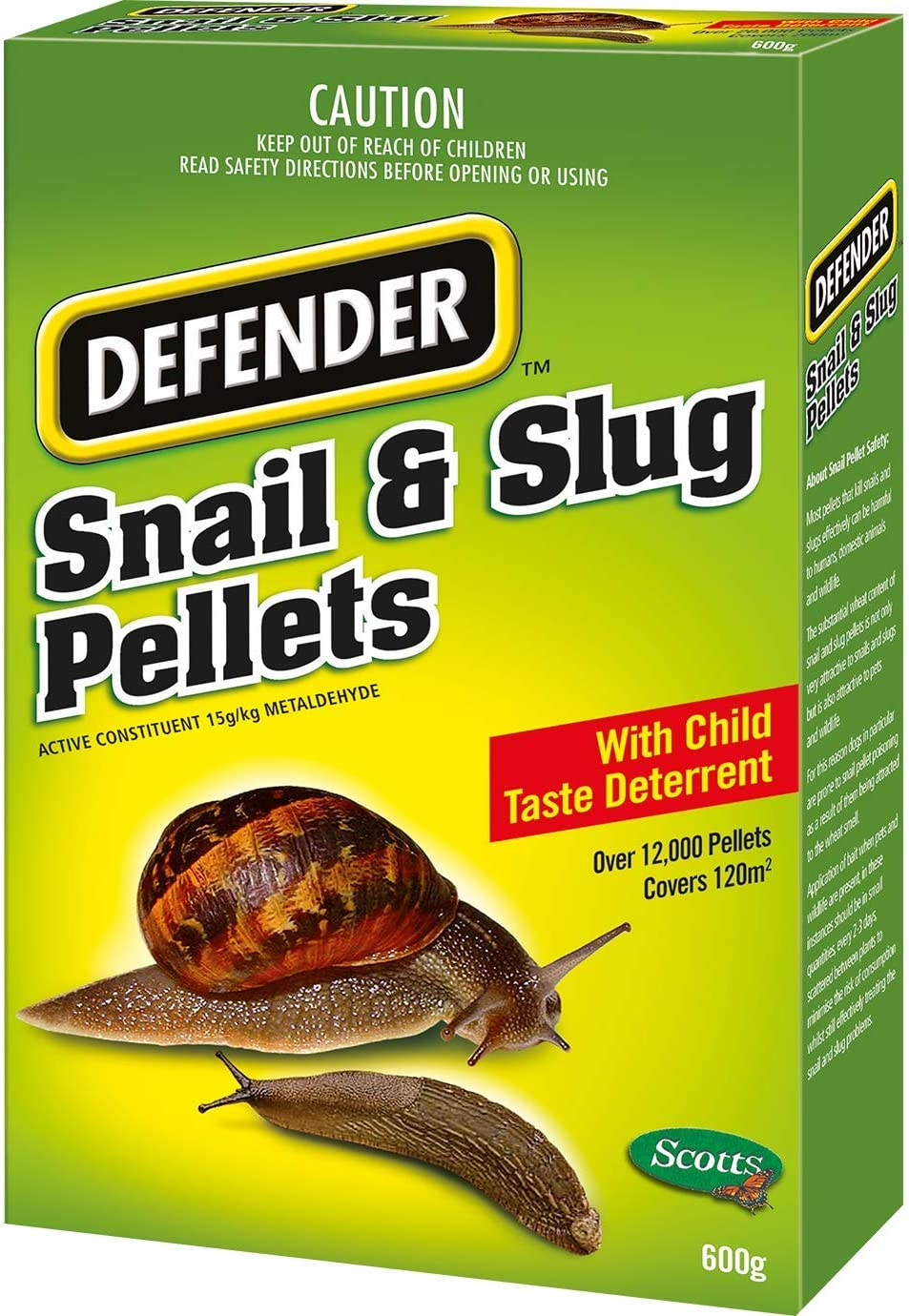 Defender Slug and Snail Pellets 600G image number 1