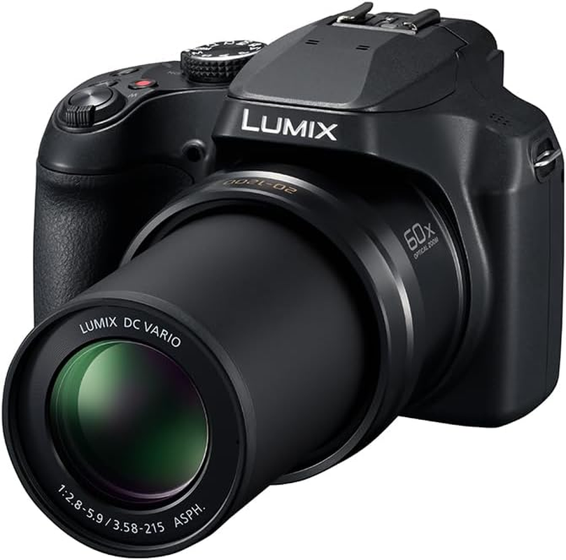 Panasonic LUMIX Compact Bridge Camera, 18.1MP 60X Zoom 4K Photo with 20Mm Wide-Angle Lens, (DC-FZ80DGN-K) image number 3