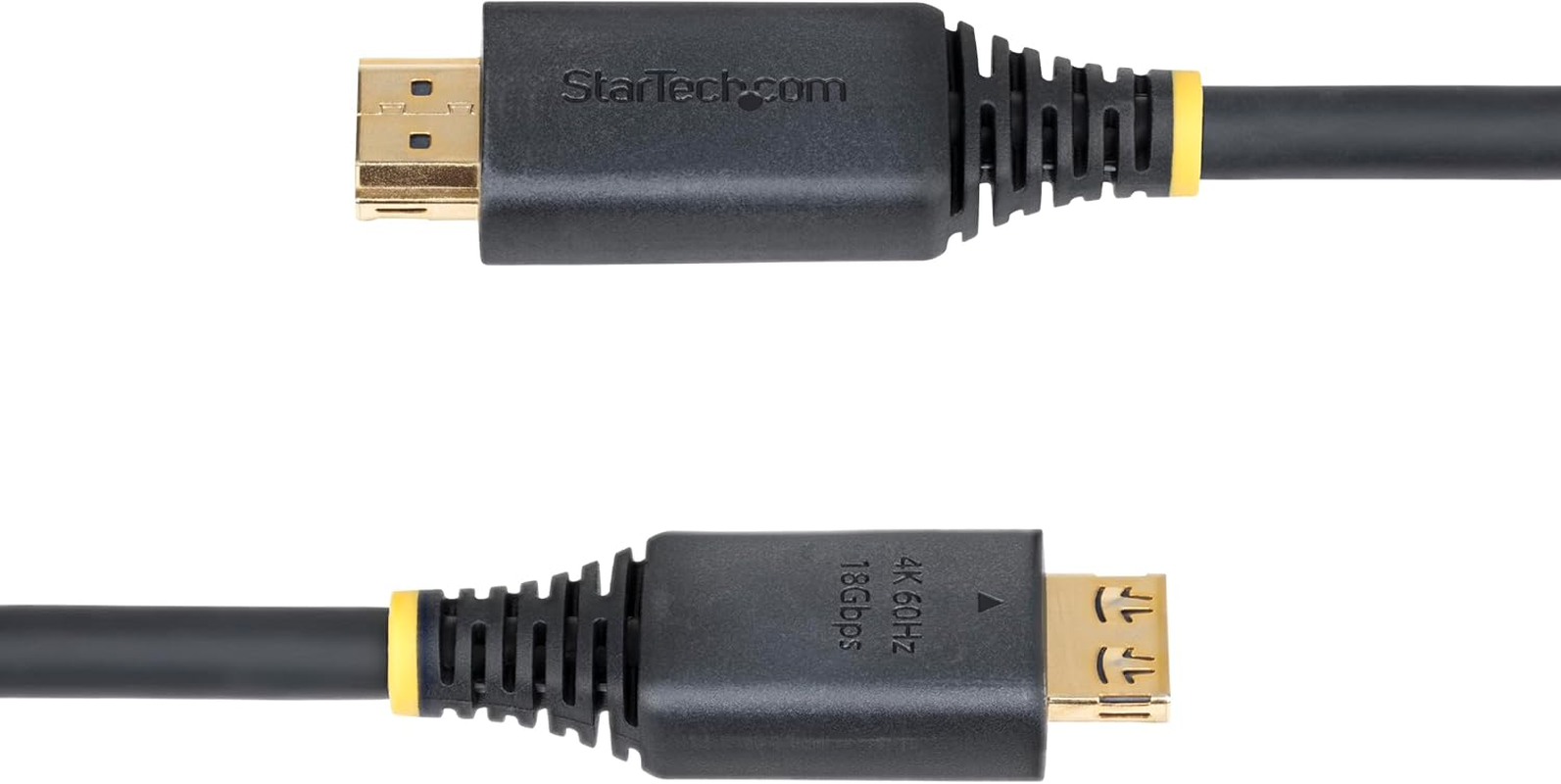 Startech.Com 15Ft (4.5M) High Speed HDMI Cable with Gripping Connectors, 4K 60Hz/1440P 144Hz, 18Gbps, UHD HDMI 2.0 Cord, TPE Jacket image number 2