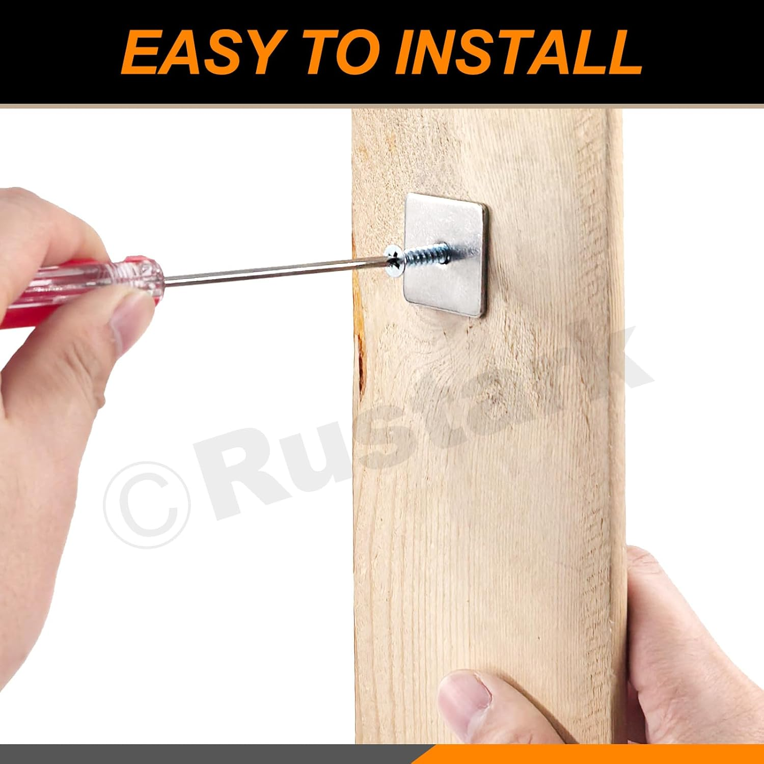 Rustark 100Pcs 15 Sizes M3-M14 304 Stainless Steel Square Plate Washers Assortment Kit Square Bearing Plate Washer Square Washer Flat Washer Fastener for Construction and Industrial Equipment image number 3