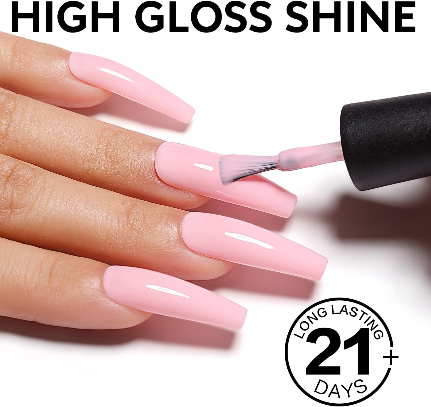 AIMEILI Pink Gel Nail Polish Soak off U V LED Hema Free Gel Polish Colors for Nail Art DIY Gel Nail Manicure Kit Set of 4Pcs X 10Ml - Kit Set 27 image number 4